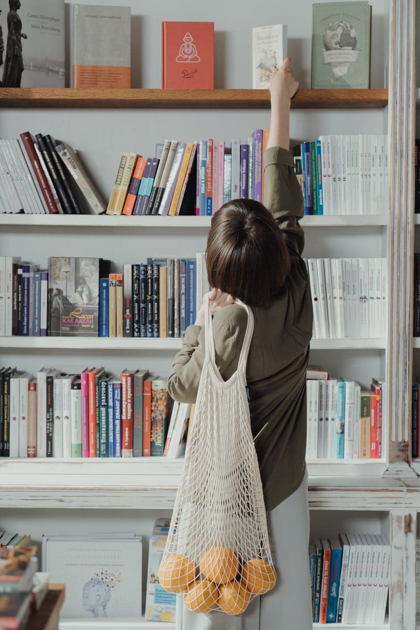 Girl Selecting book