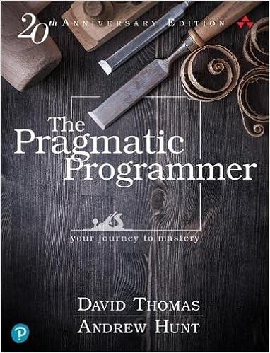 The Pragmatic Programmer by Andrew Hunt and David Thomas