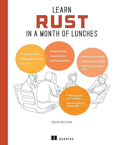 Learn Rust in a Month of Lunches by David MacLeod